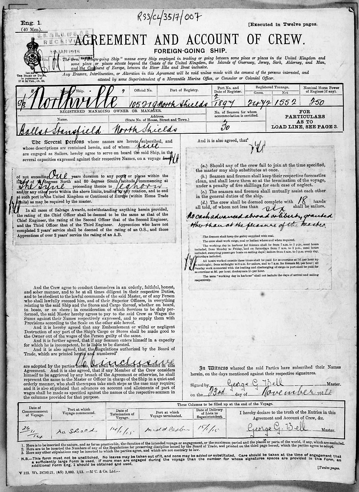 This Website Uses Cookies For More Information On Cookies Please Visit Our Terms Conditions Or Click Here To Continue National Maritime Museum Menu Close Home Search About Faqs Crew List Document For Vessel Northville Official Number